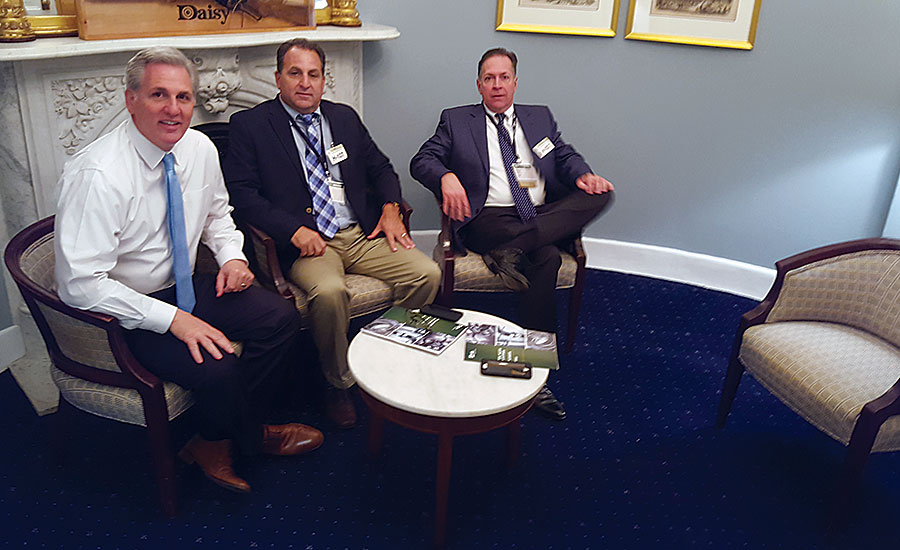 Kevin McCarthy meets with ASA member Kevin Hashim and Dan Byrum
