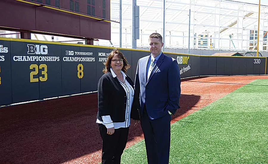 Pete Mayer and Schug are shown at the University of Minnesota