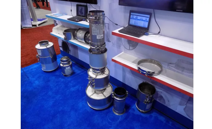 The DuraVent grease ducts are stainless steel and their round