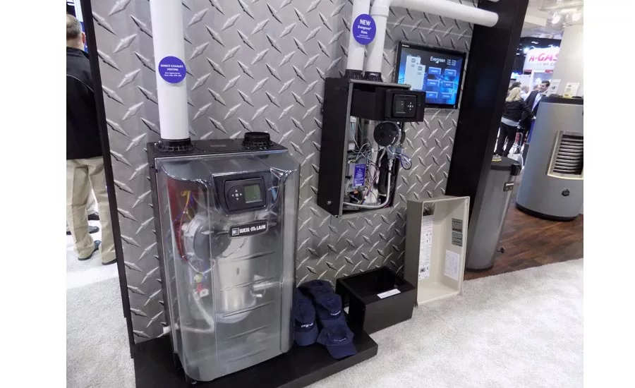 Weil-McLain’s Evergreen high-efficiency condensing gas boiler