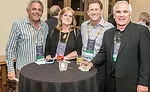 From left: Merit Brass’ Michael Charna, Linda Knickerbocker