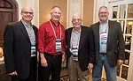 From left: First Supply’s Paul Kennedy, David Robinson, Ed Felten (former ASA president) and Mike Hickok