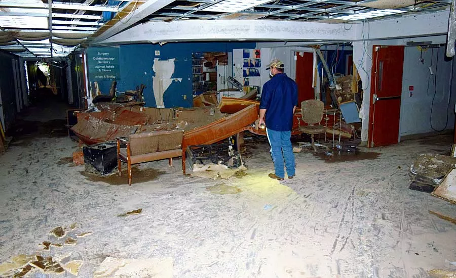Cleanup underway after damage from Hurricane Harvey