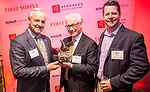 First Supply’s Joe Poehling (left) with an award