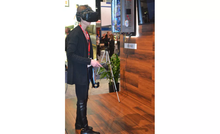 A KBIS-IBS attendee