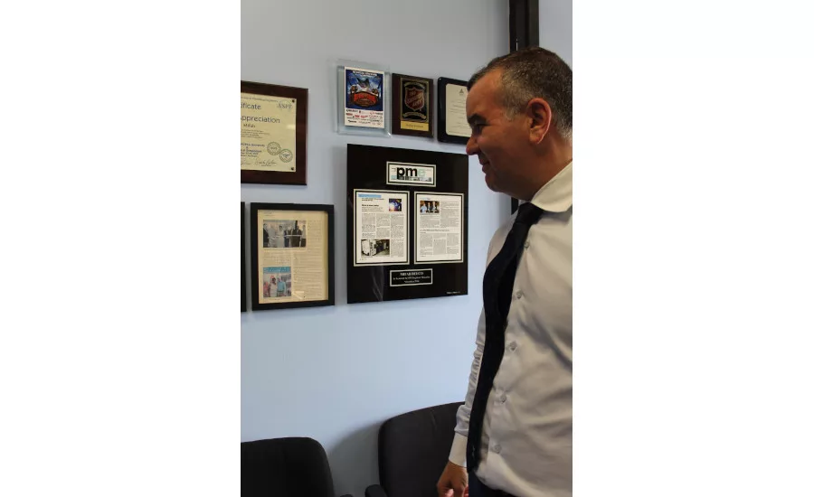 President Michael Whiteside reflecting on the MIFAB grand opening