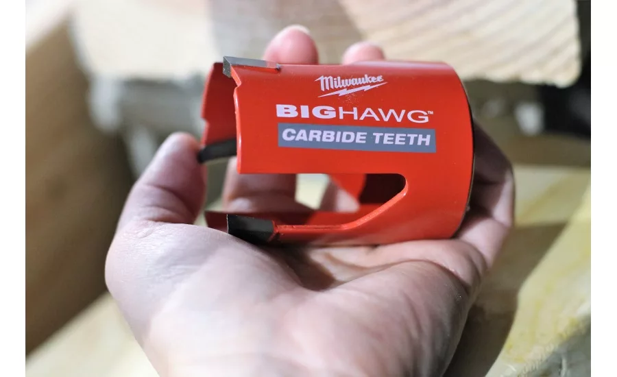 There is up to 10 times more carbide on the Big Hawg than on competitors