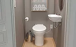 Saniflo compact macerating toilet