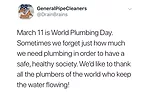 World Plumbing Day 2019 tweets