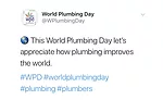 World Plumbing Day 2019 tweets
