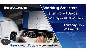 Watts SpecHub Webinar