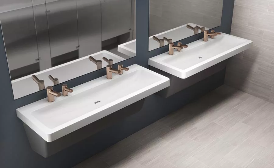 Bradley Corp Express TLX-2_Polar-Ice_Metro_Bronze
