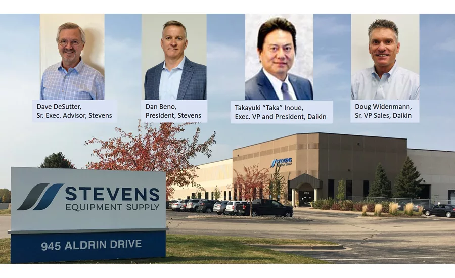 Daikin Aquires Stevens Equipment image with Management