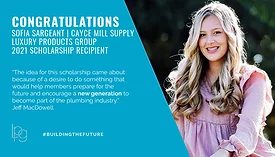 LPG Scholarship winner
