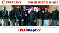 Crescent Tool 2021 Rep Agency of the Year Award
