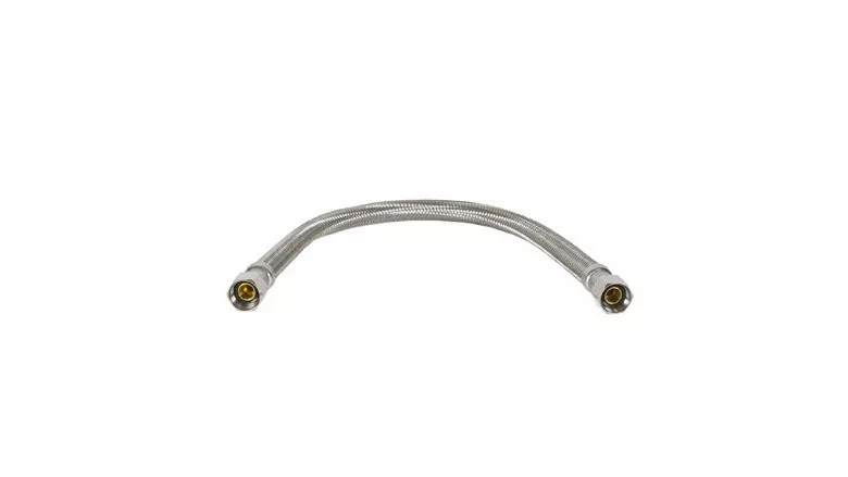 image of Matco Norca's braided stainless steel water supply connectors.