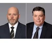 Headshots of Pat Casey (Left) and Warren Bean (Right)