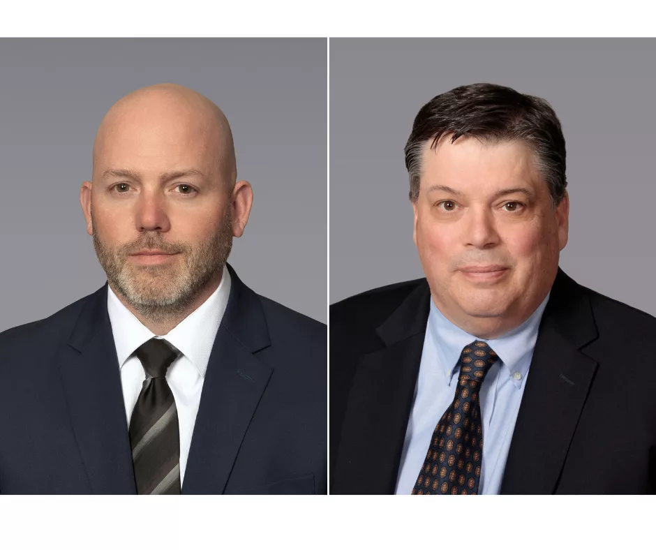 Headshots of Pat Casey (Left) and Warren Bean (Right)