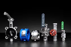 Several options from the Viega Valve collection. 