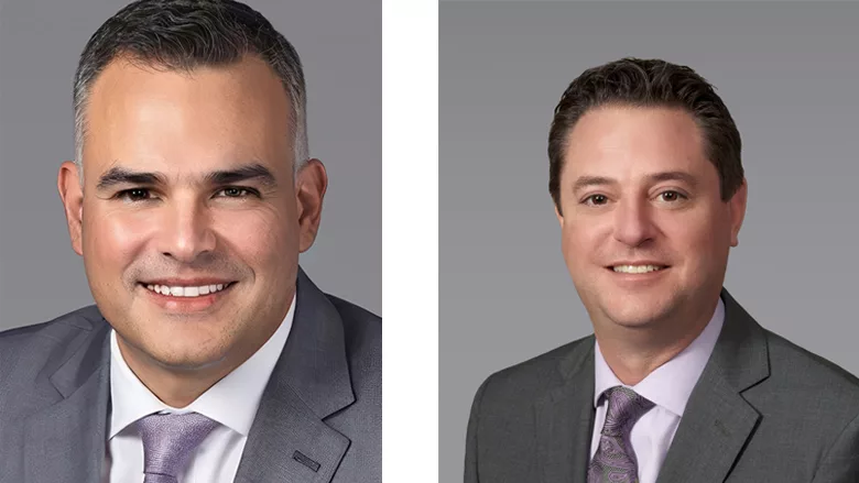 Brian Cavossa (left) and Ryan Heusinkveld