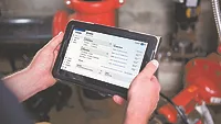 Nexa displaying information on an iPad. 