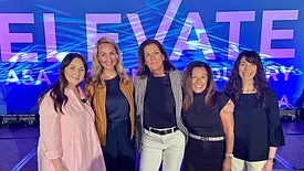 From left: Kelsey Richter, Katie Poehling Seymour, Rebecca Falish, Robyn Brookhart, and Suzanne Chreene.