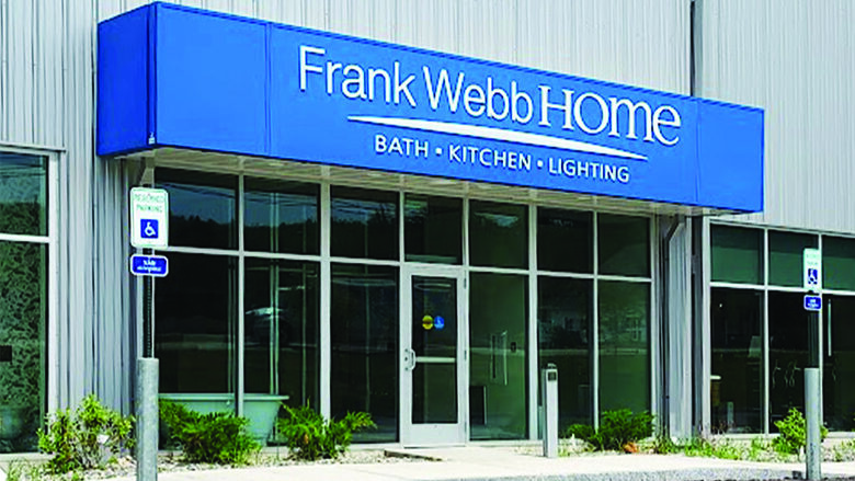 The newly opened Frank Webb Home showroom in Swanzey, NH.