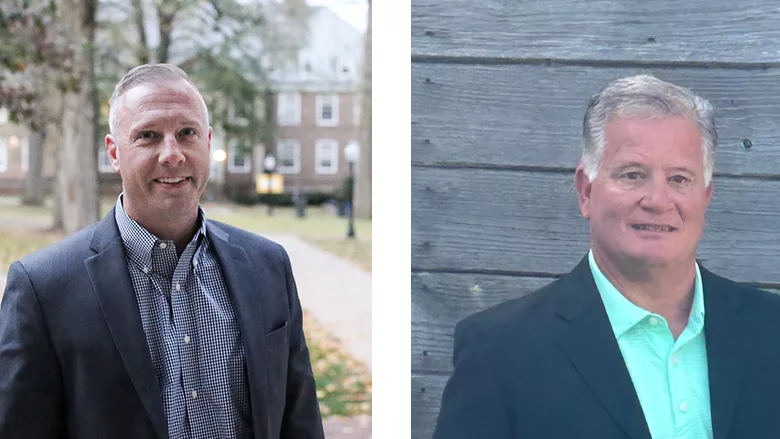 Chris Mitchell (left) and Dave Walsh (right).