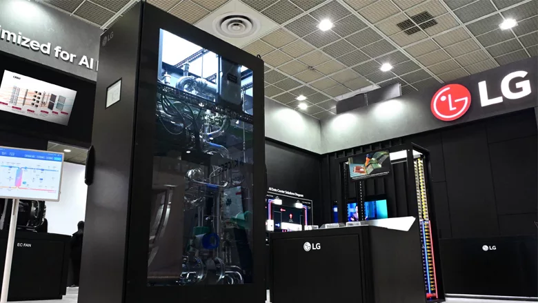 An LG showroom.