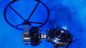 Milwaukee Valve's TØV triple offset valve.