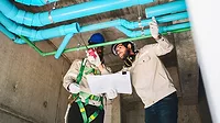 Plumbing work in buildings