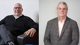 Joe Keegan (left) and Michael Cline (right), global managing director of industrial fluid flow solutions and general manager at Armstrong Fluid Technology. 