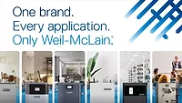 A graphic with several Weil-McLain products with the new slogan.