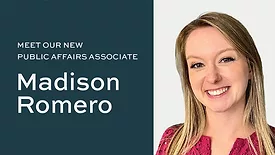 Madison Romero, the new public affairs associate, for HARDI. 
