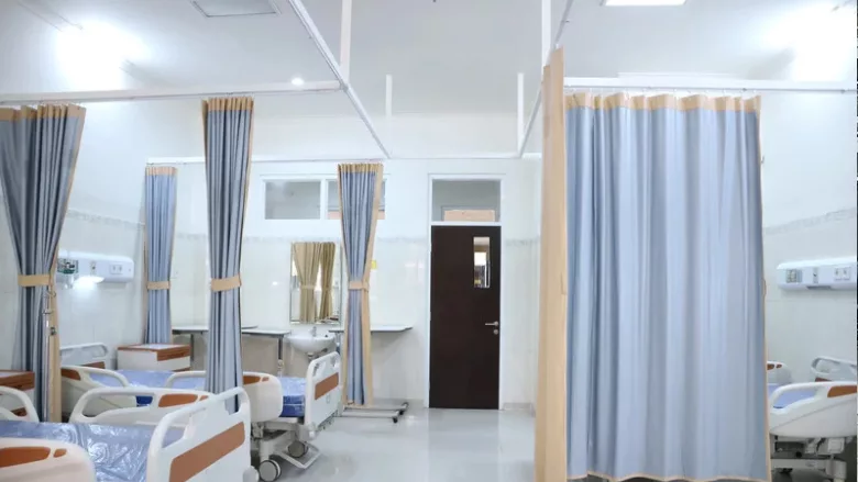 A hospital room.