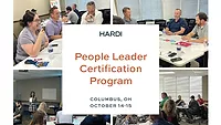 Several pictures from HARDI's first People Leader Certification event. 
