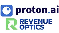 The logos for Proton.ai and Revenue Optics.