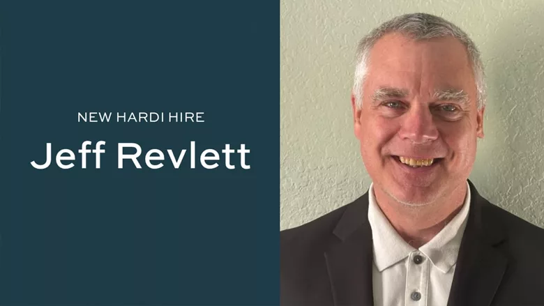 HARDI's new hire, Jeff Revlett. 