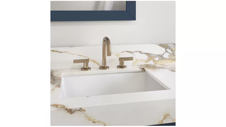 The San Elijo high-arc spout from California Faucets. 