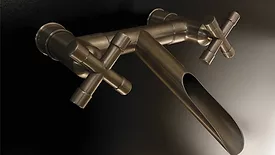 Sonoma Forge’s WaterBridge Wall-Mounted Faucet
