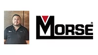 Robles next to the logo for M.K. Morse Company.