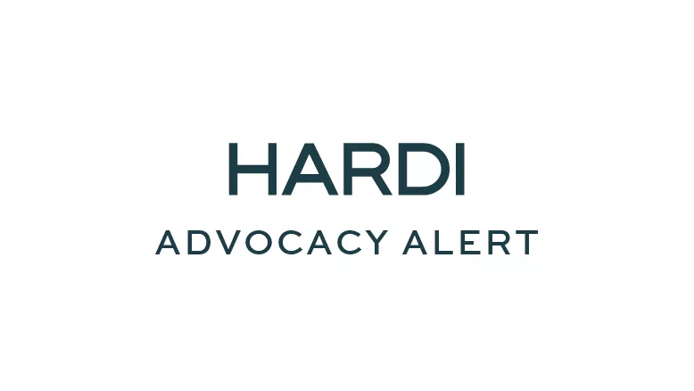HARDI advocacy alert.