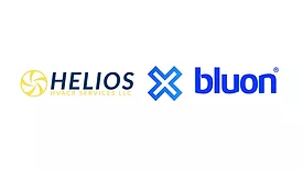 The Helios HVACR and Bluon logos.