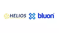 Helios HVACR deploys A.I. nationwide in partnership with Bluon The Helios HVACR and Bluon logos.