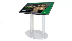 A screen with a Taco display.