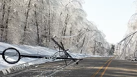 Ice storm Northern Michigan April 2025