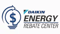 The logo for Daikin's Energy Rebate Center. 