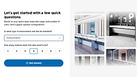 The page for Sloan new Sink Configurator. 