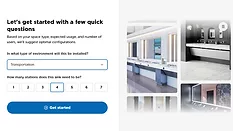The page for Sloan new Sink Configurator. 