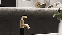 A faucet from the Duo collection from Speakman.